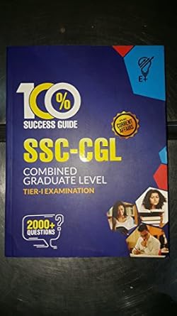 100% Success Guide Ssc_Cgl Tier-I Examin