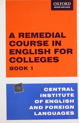 A Remedial Course In English For Colleges Book 1